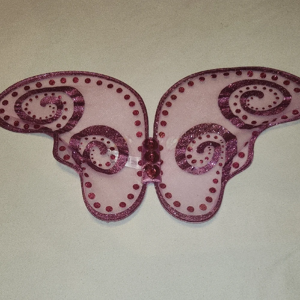 Disney Pink Glitter Butterfly Wings - Picture 1 of 5